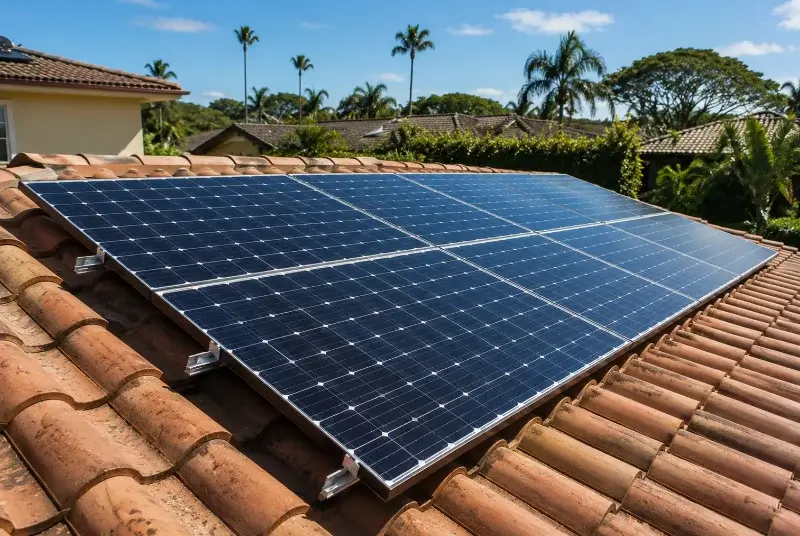 Installation de panneaux solaires à Pressins