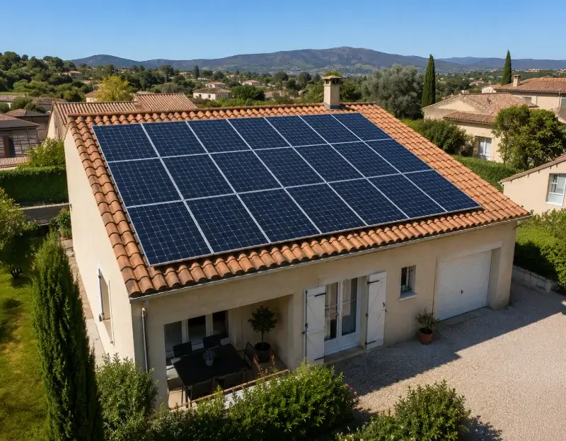 Prime à l'autoconsommation panneaux solaires Pressins — aide financière de l'État
